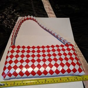 Handmade gum wrapper purse